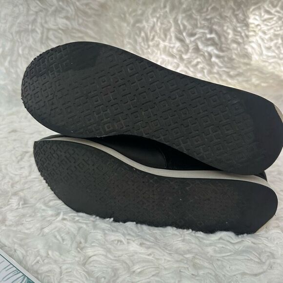 Tory Burch Black Suede Shearling Lined Mid Calf Snow Winter Boots‎ size 6.5 - Picture 9 of 12